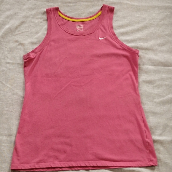 Women's Vintage Pink Athletic Sports Tank top - Picture 1 of 3